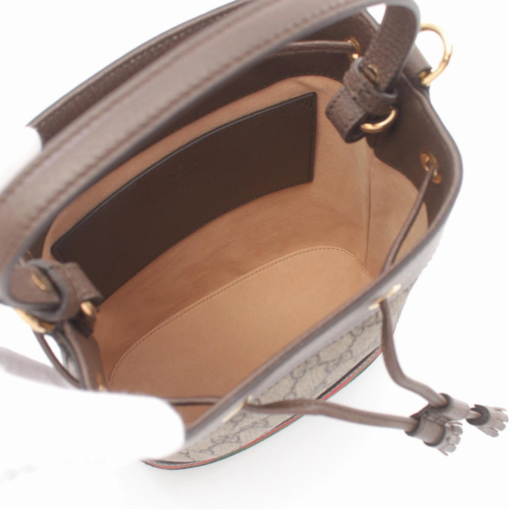 Gucci Ophidia GG Supreme Small Bucket Handbag