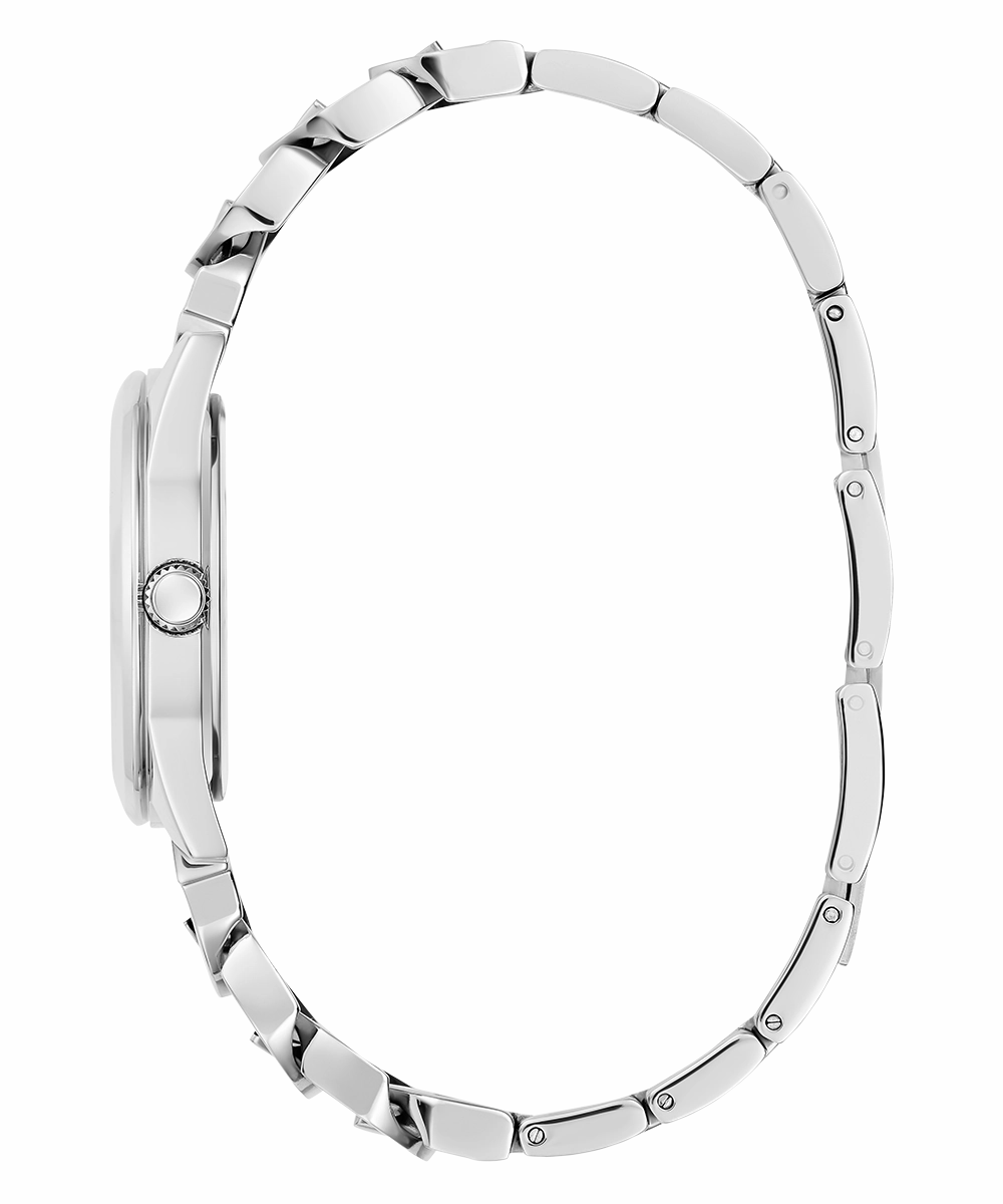 GUESS Ladies Silver Tone Analog Watch