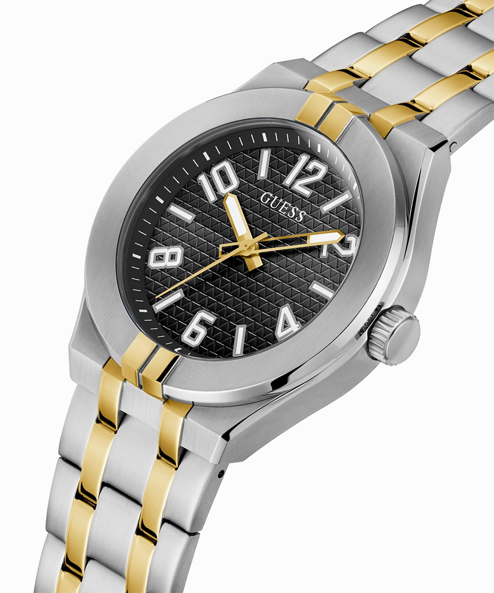 GUESS Mens 2-Tone Analog Watch