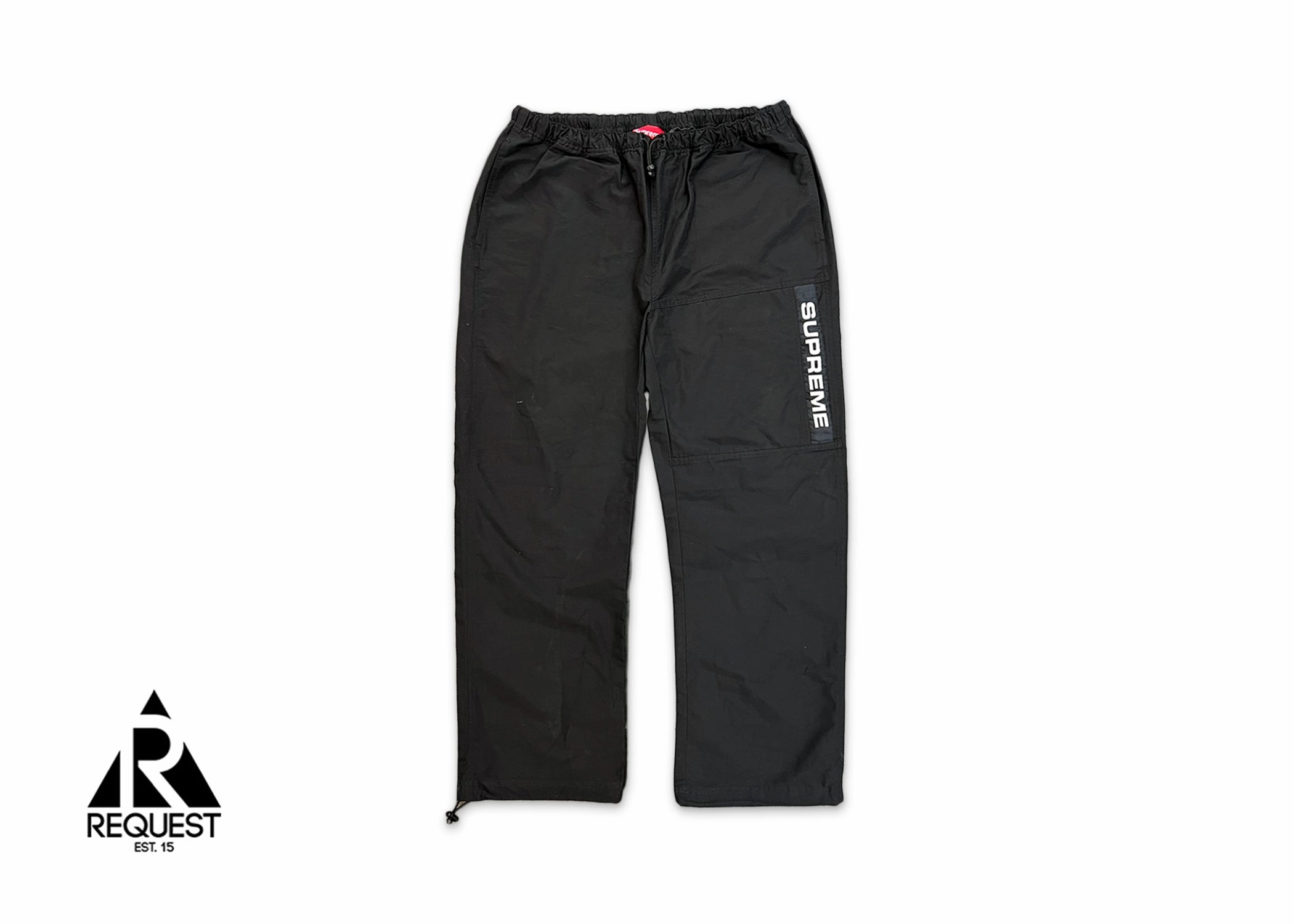 Heavy Nylon Pant Black