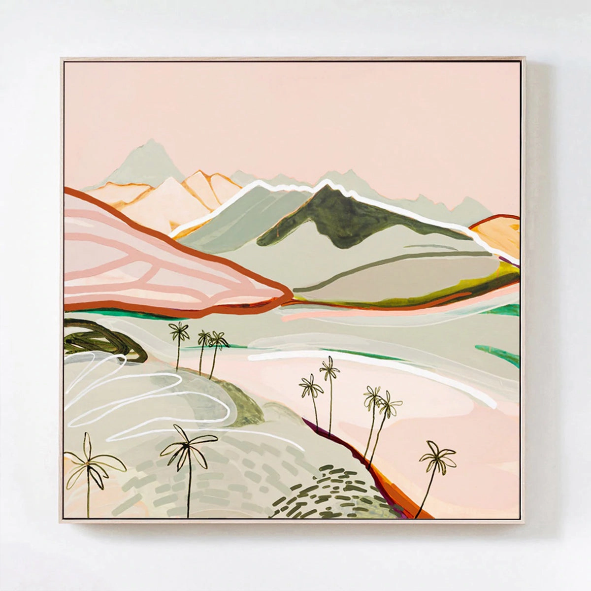 In Sun We Trust Canvas Print 50Cm x 50Cm