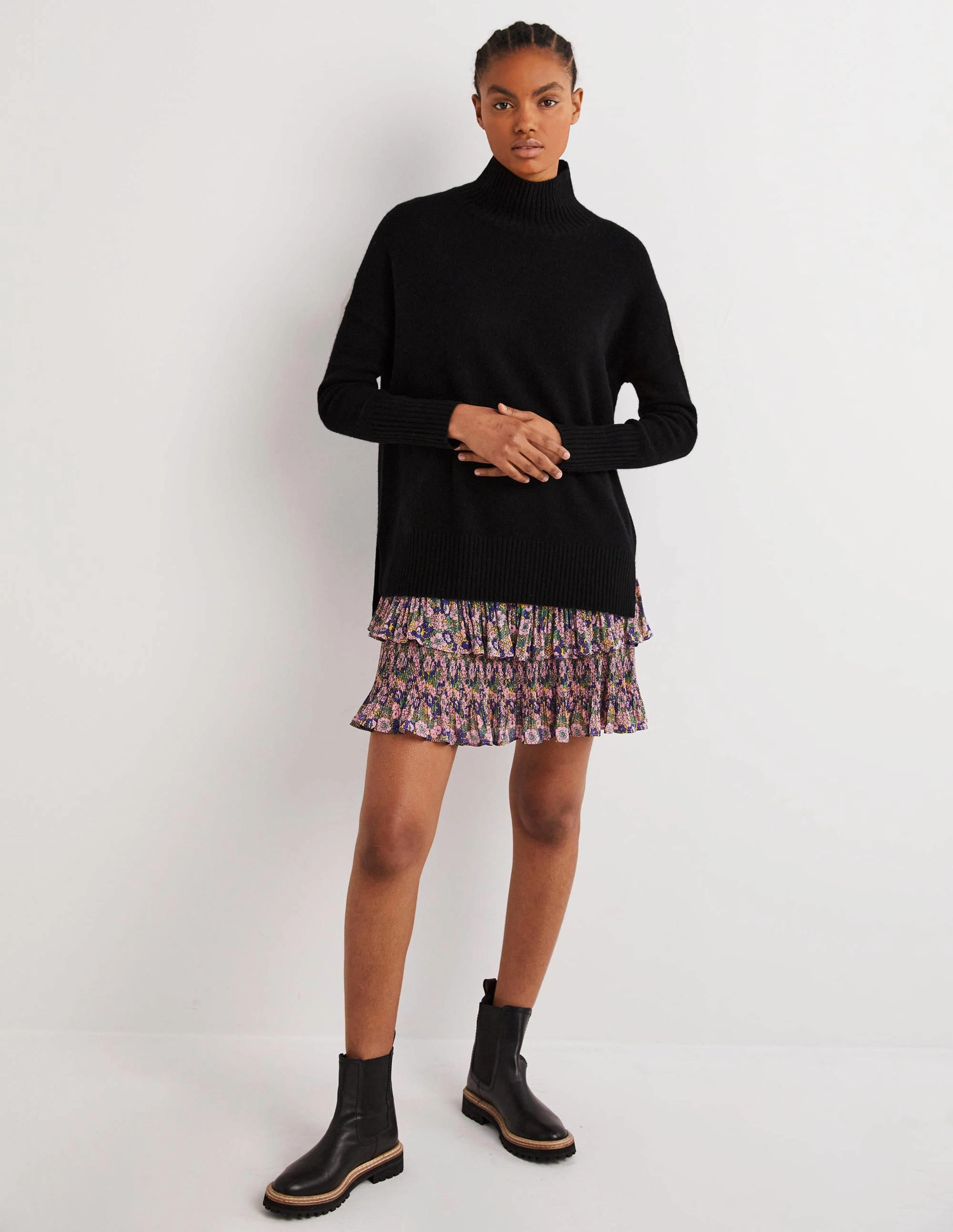 Jessica Oversized Jumper-Black