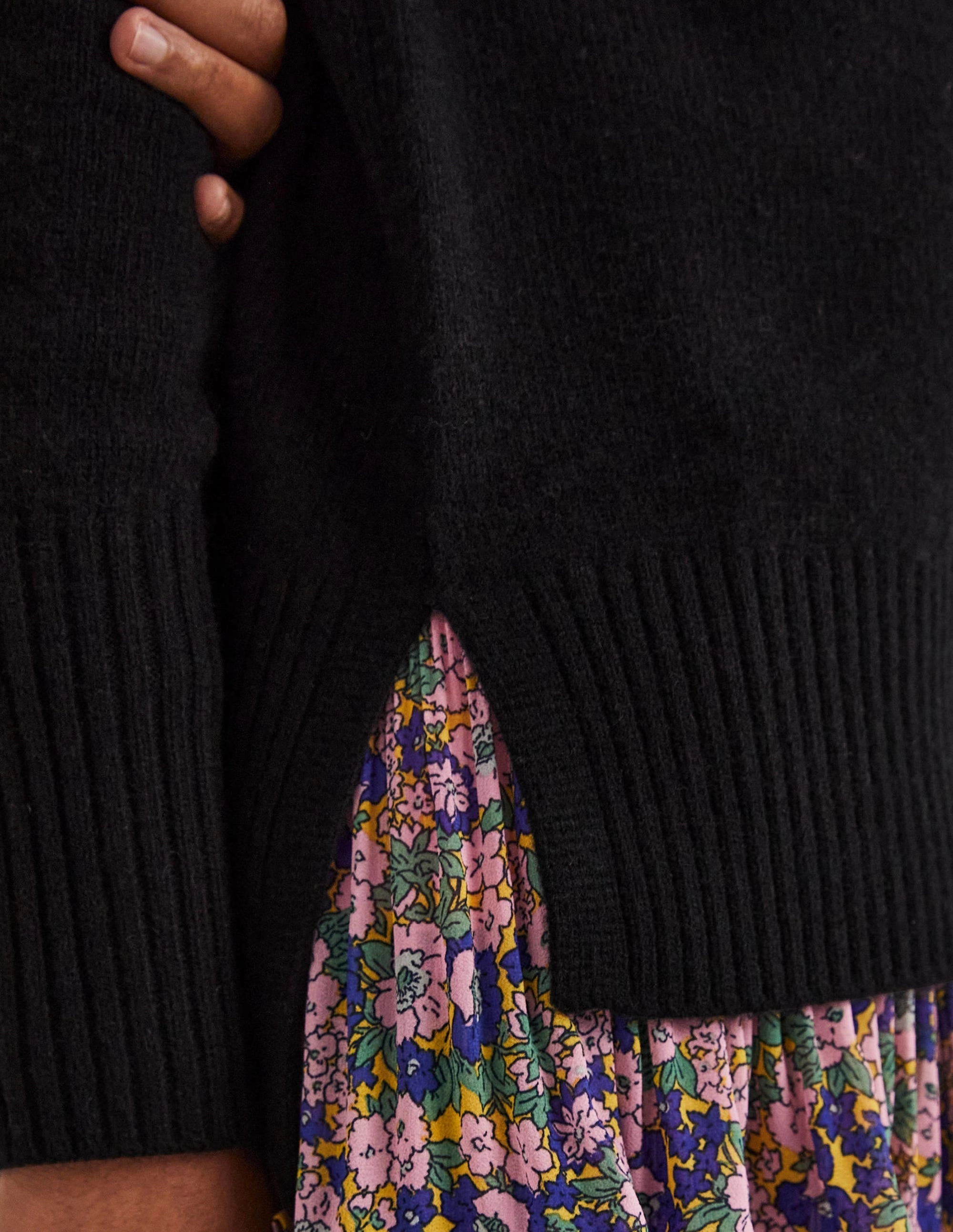 Jessica Oversized Jumper-Black