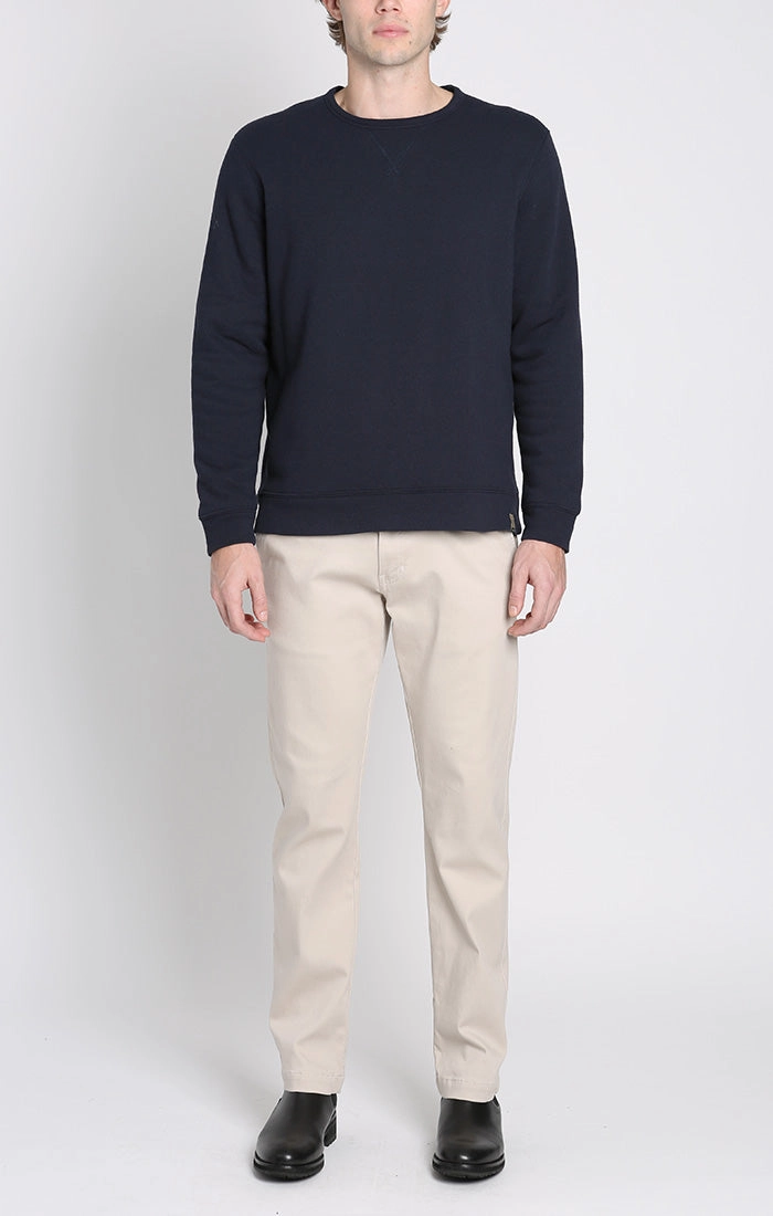 Kent Recycled Jacquard Sherpa Lined Crewneck