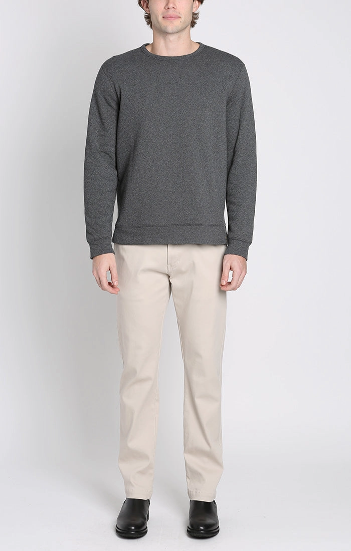 Kent Recycled Jacquard Sherpa Lined Crewneck