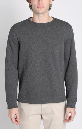 Kent Recycled Jacquard Sherpa Lined Crewneck