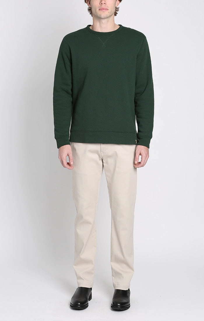 Kent Recycled Jacquard Sherpa Lined Crewneck