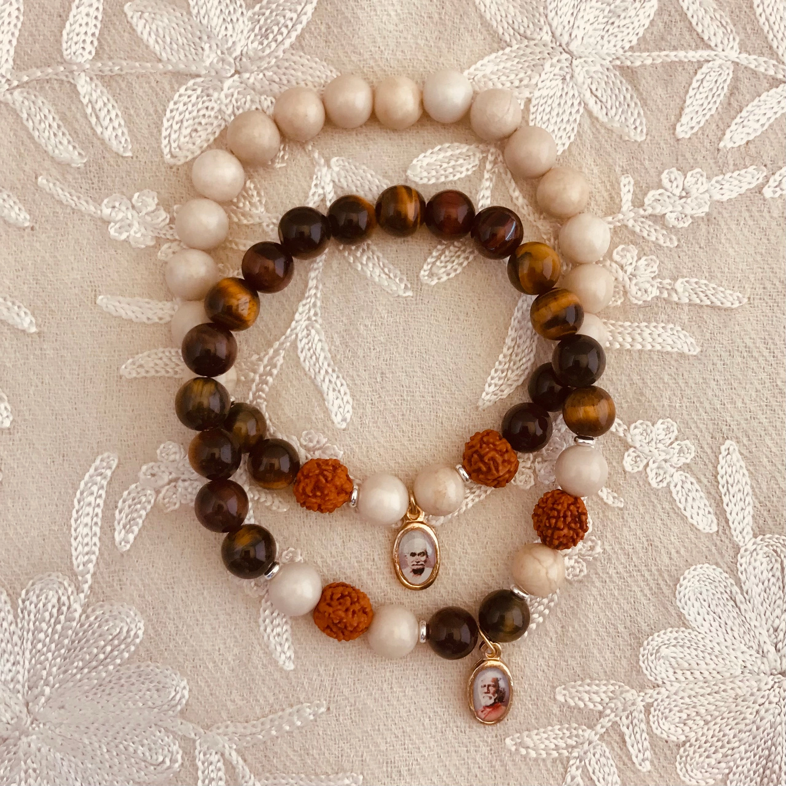 Lahiri Mahasaya Wrist Mala Bracelet
