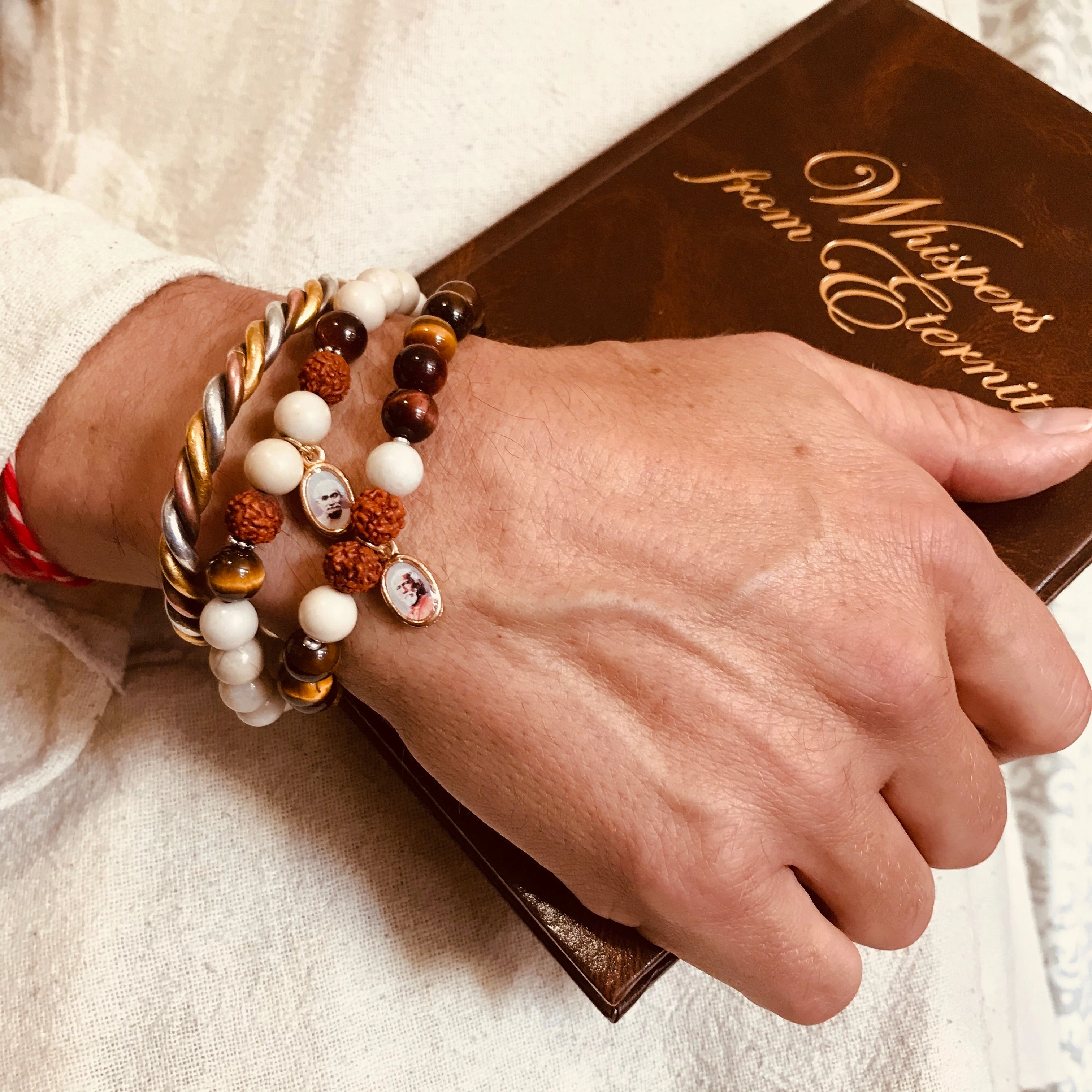 Lahiri Mahasaya Wrist Mala Bracelet