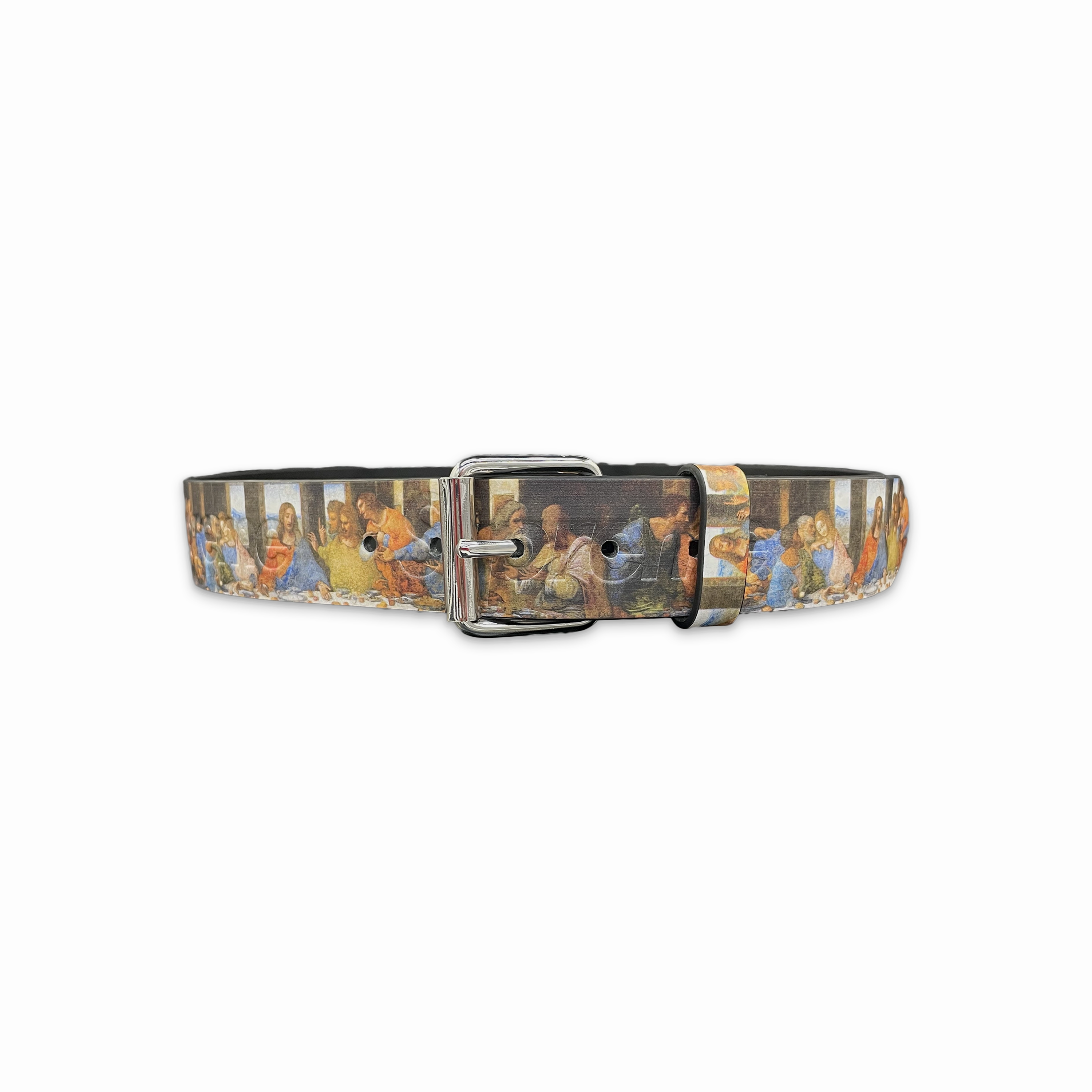 Last Supper Leather Belt Multicolor
