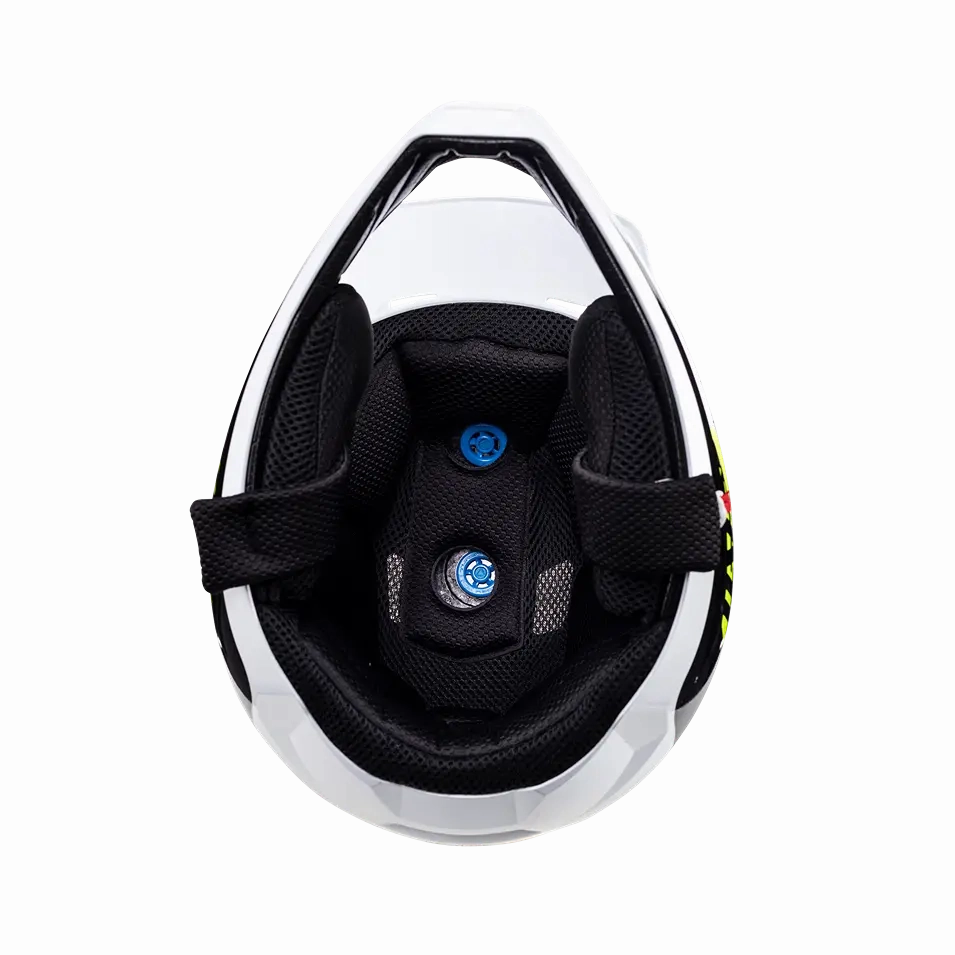 Leatt MTB Gravity 2.0 Full Face Helmet - White-Black - 2024