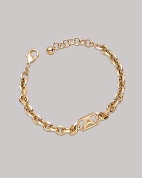 Link & Logo Bracelet™ | Gold