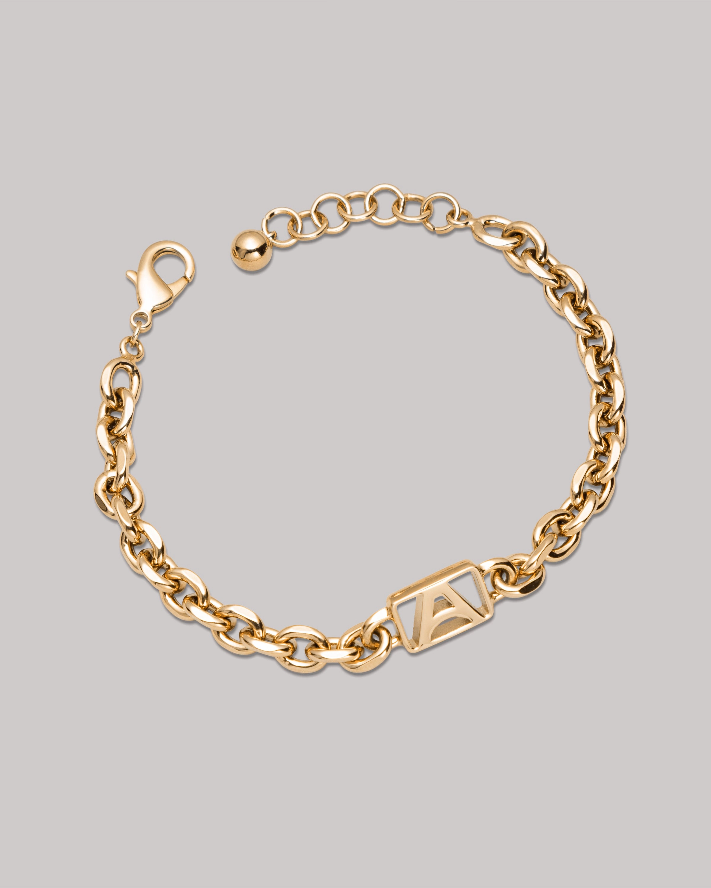 Link & Logo Bracelet™ | Gold