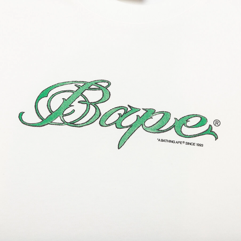 Logo Relaxed Fit Tee - Ivory