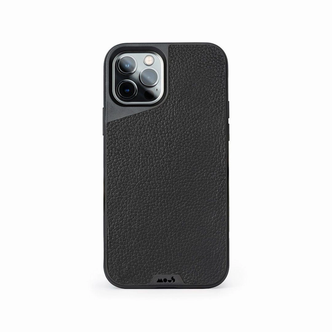 MagSafe® Compatible Black Leather Phone Case - Limitless 4.0