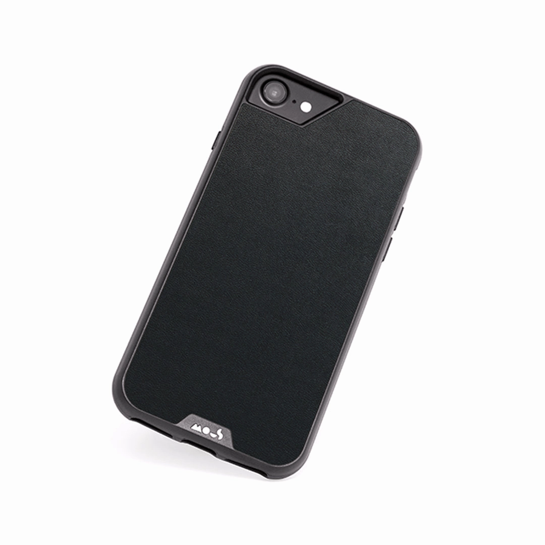 MagSafe® Compatible Black Leather Phone Case - Limitless 4.0