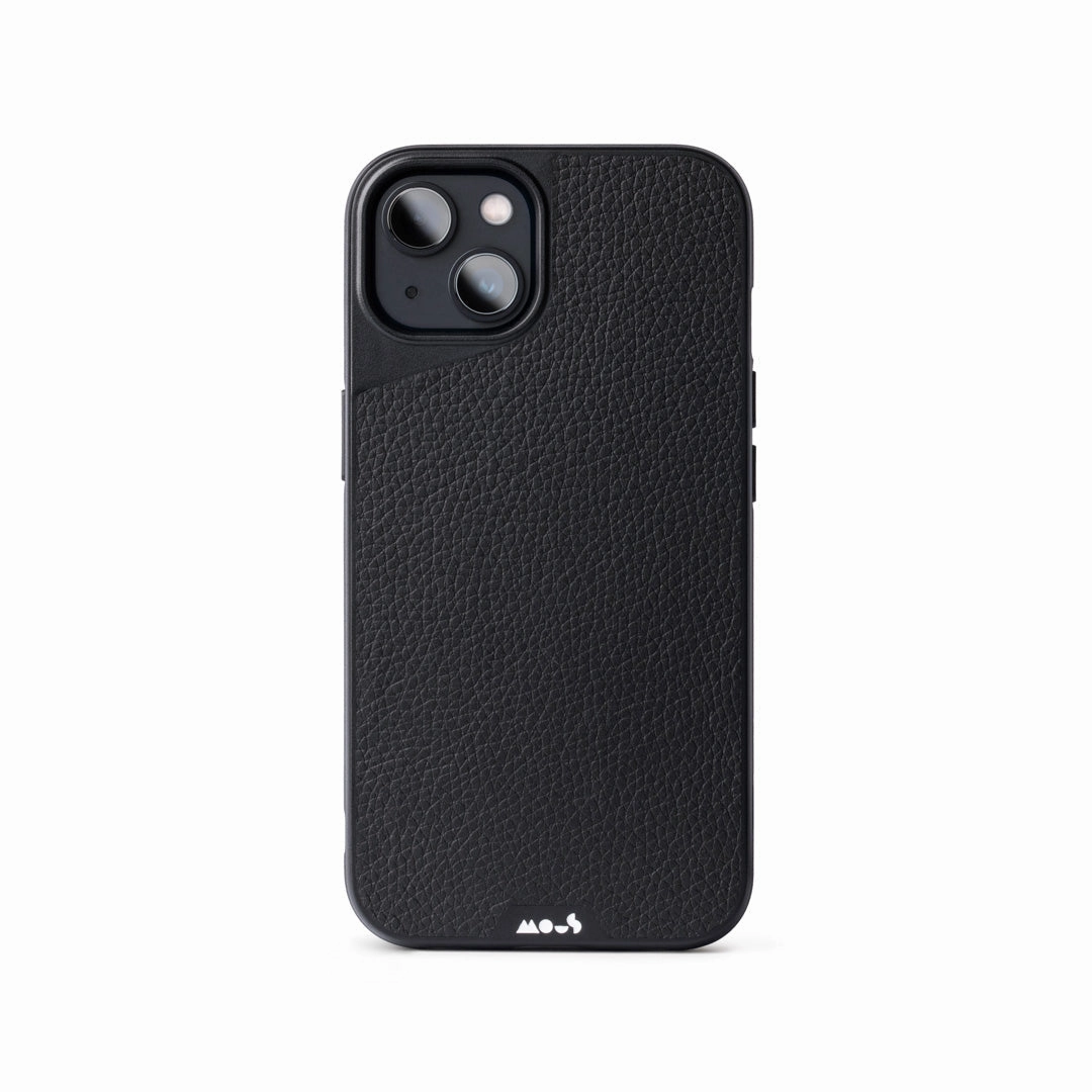 MagSafe® Compatible Black Leather Phone Case - Limitless 4.0