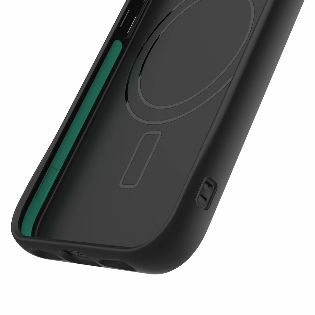 MagSafe® Compatible Black Leather Phone Case - Limitless 4.0