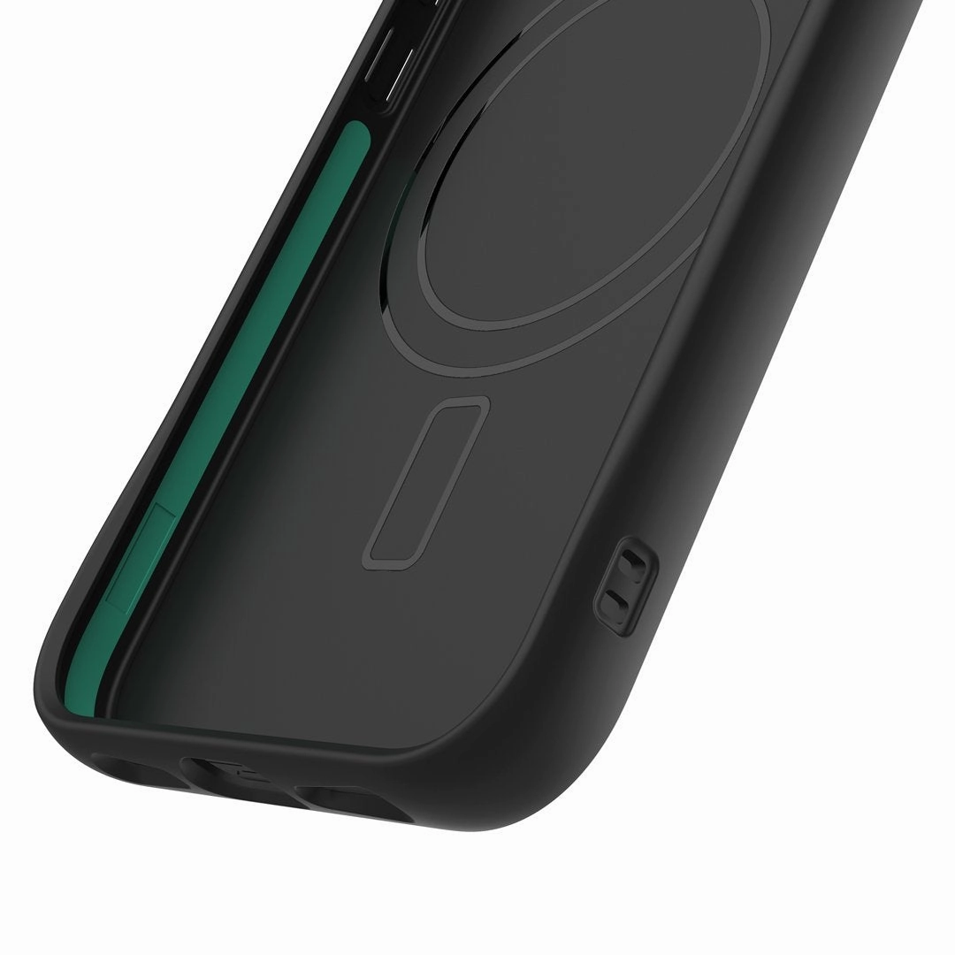 MagSafe® Compatible Black Leather Phone Case - Limitless 4.0