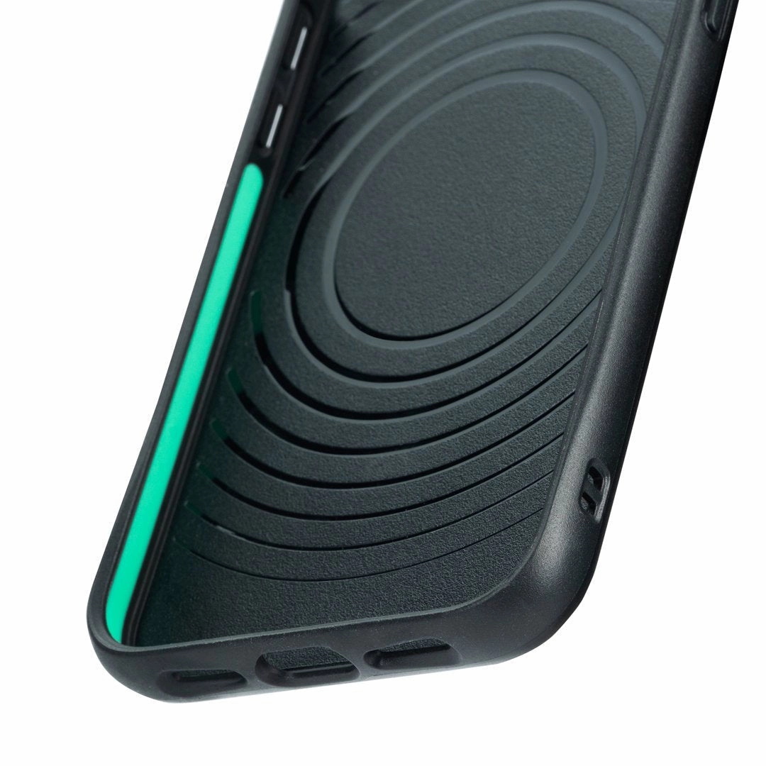 MagSafe® Compatible Black Leather Phone Case - Limitless 4.0