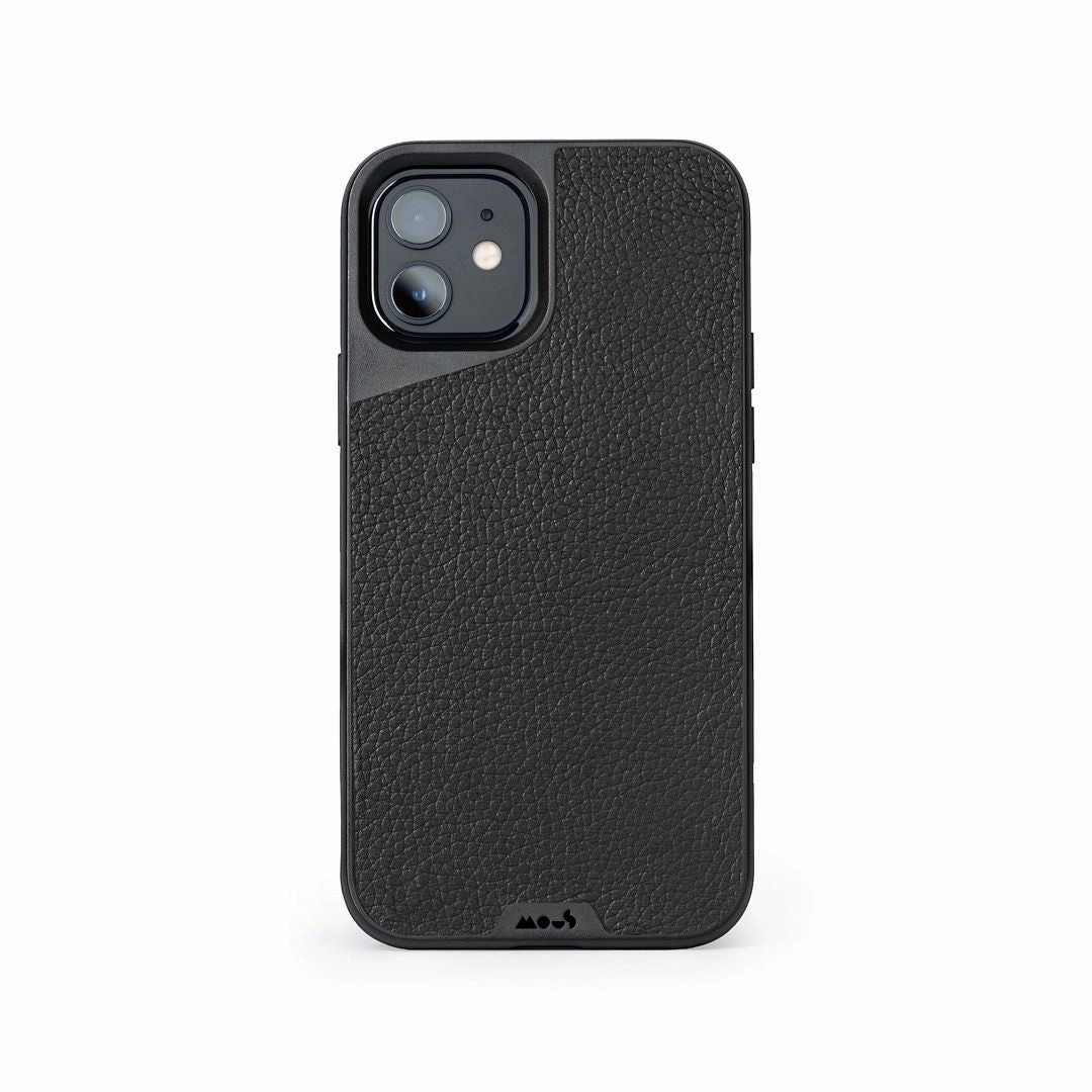 MagSafe® Compatible Black Leather Phone Case - Limitless 4.0