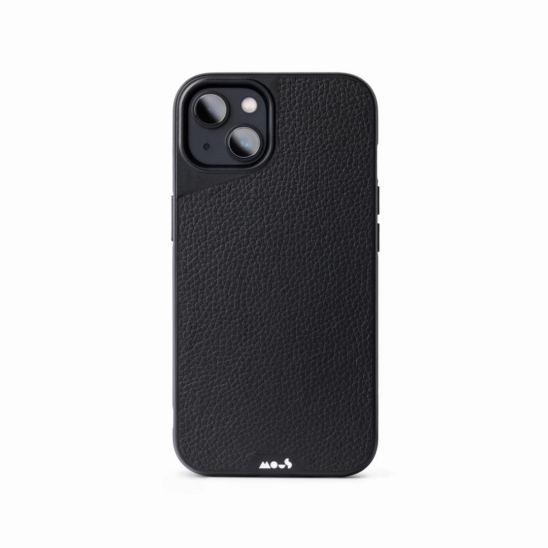 MagSafe® Compatible Black Leather Phone Case - Limitless 4.0