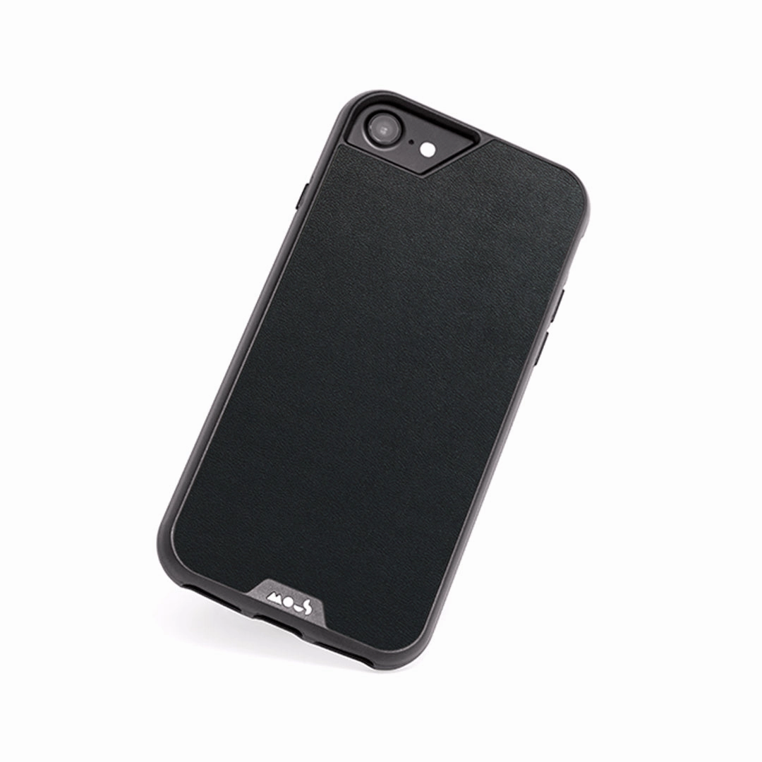 MagSafe® Compatible Black Leather Phone Case - Limitless 4.0