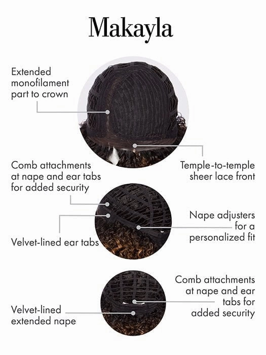 Makayla | Synthetic Lace Front Wig (Mono Part)