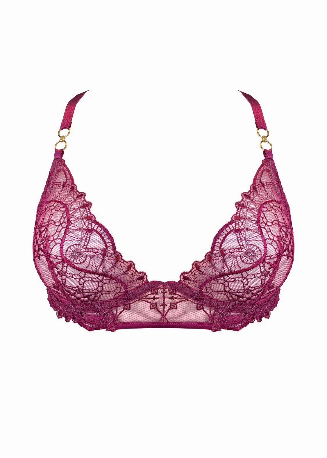 Mari Soft Cup Bra (Magenta)