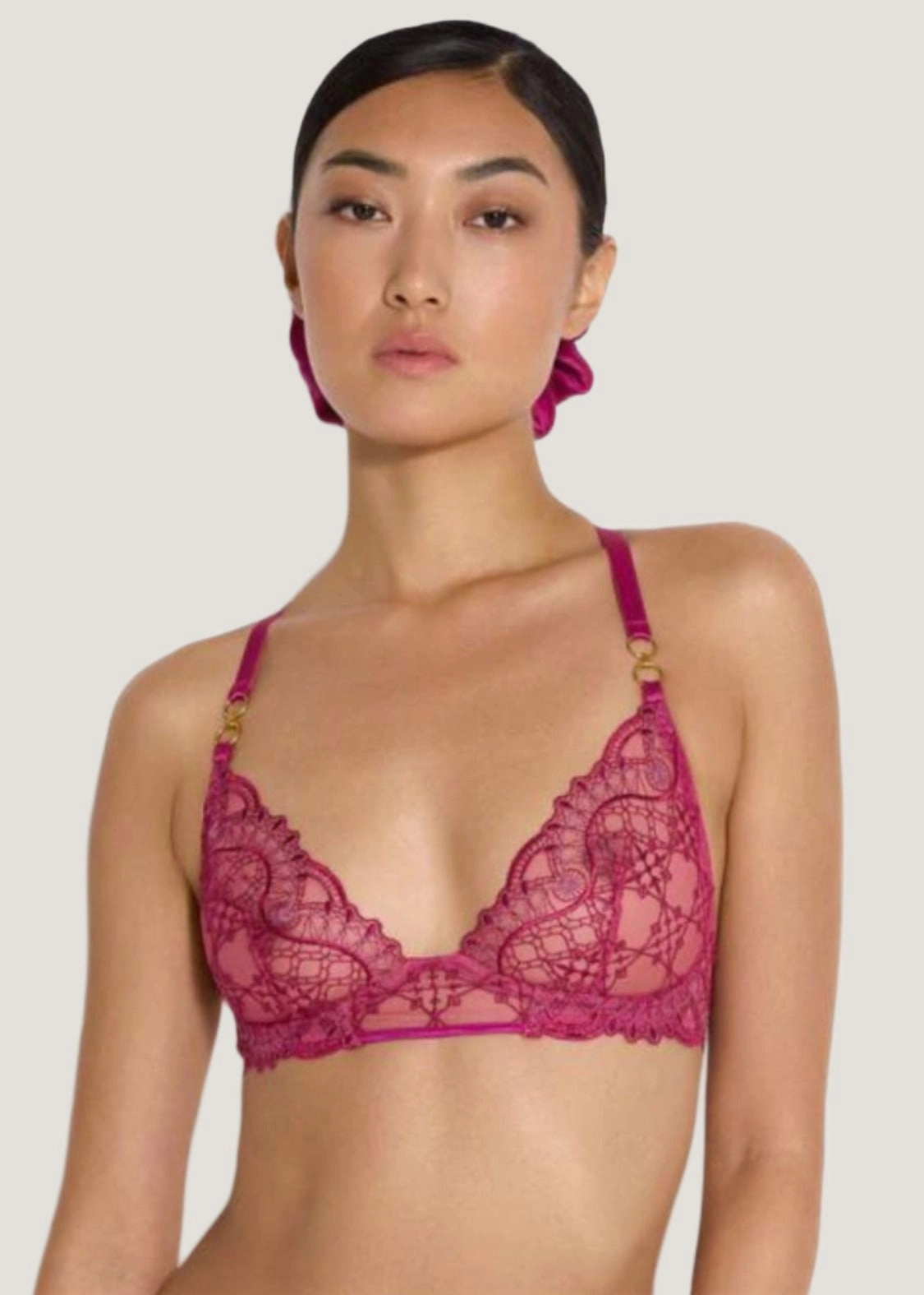 Mari Soft Cup Bra (Magenta)