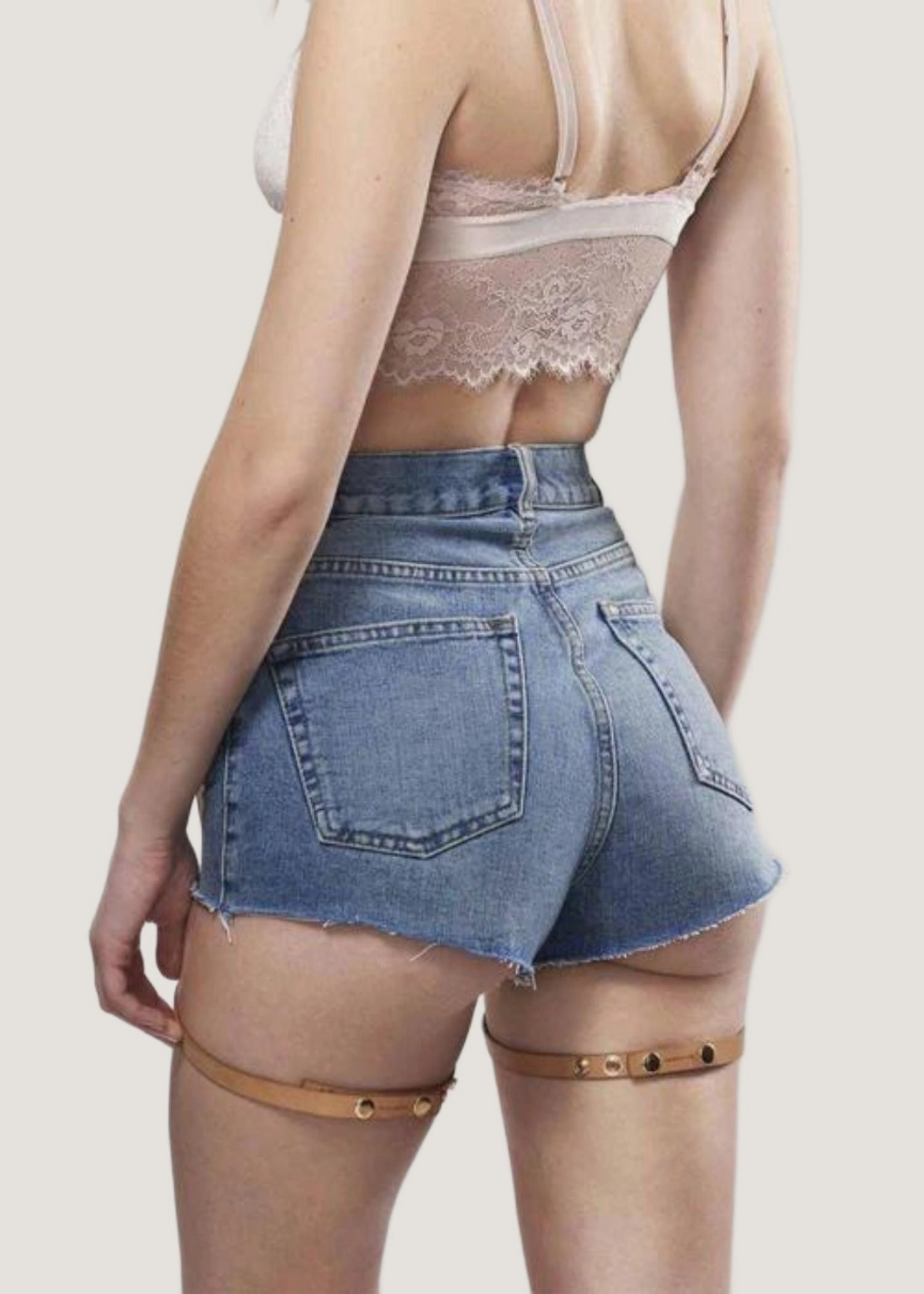 Maze Shorts Garter (Brown)