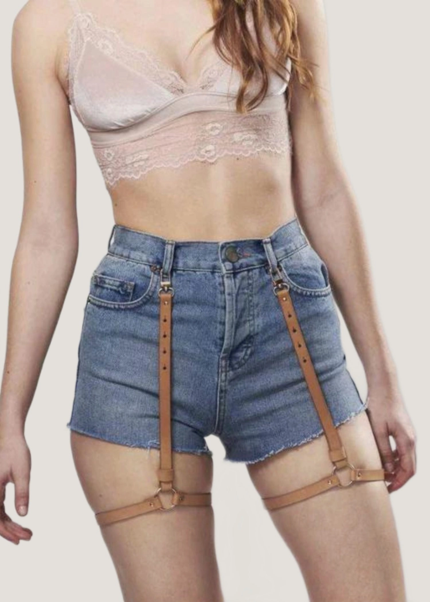 Maze Shorts Garter (Brown)