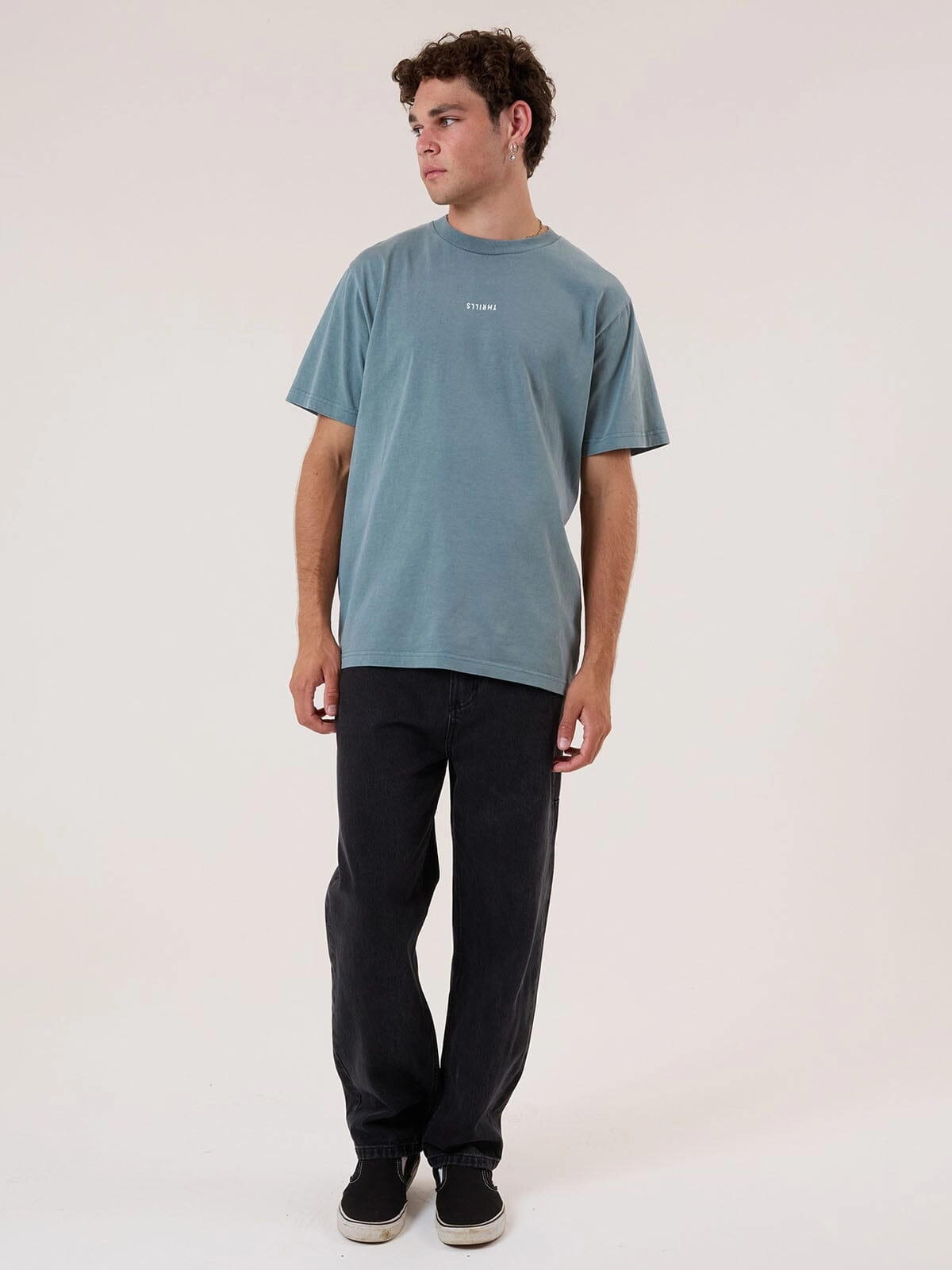 Minimal Thrills Heavy Weight Merch Fit Tee - Stormy Sea