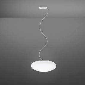 Minimalist Contemporary White Pendant