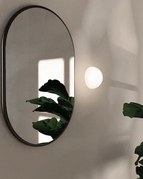 Minimalist Glass Dome Wall Sconce