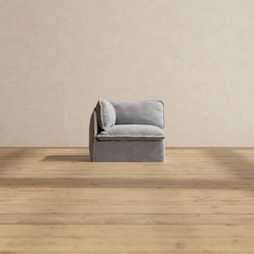 Modular Performance Corner Chair in Ash | Relaxed Blend