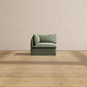 Modular Performance Corner Chair in Willow | Relaxed Blend