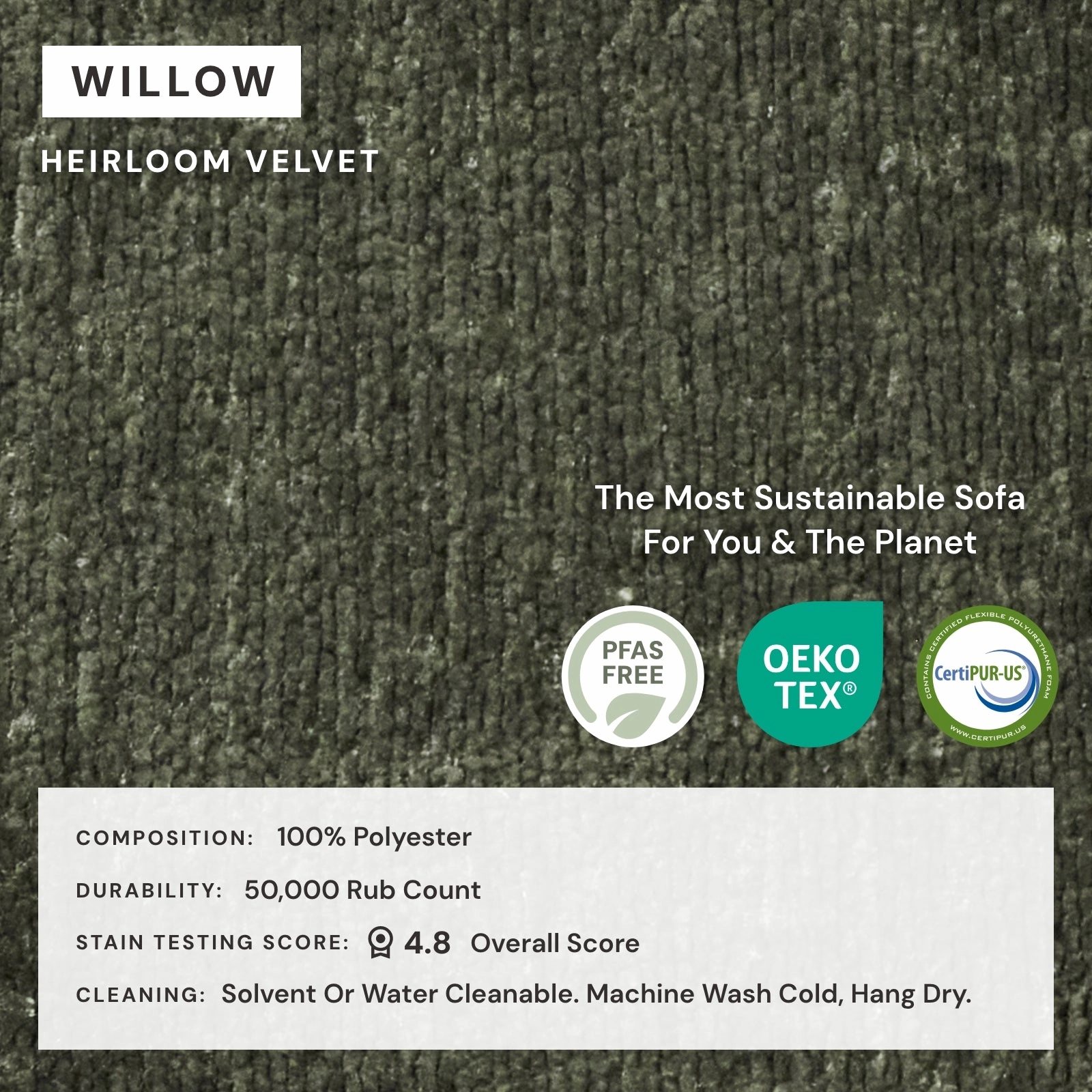 Modular Performance Corner Chair in Willow | Relaxed Blend