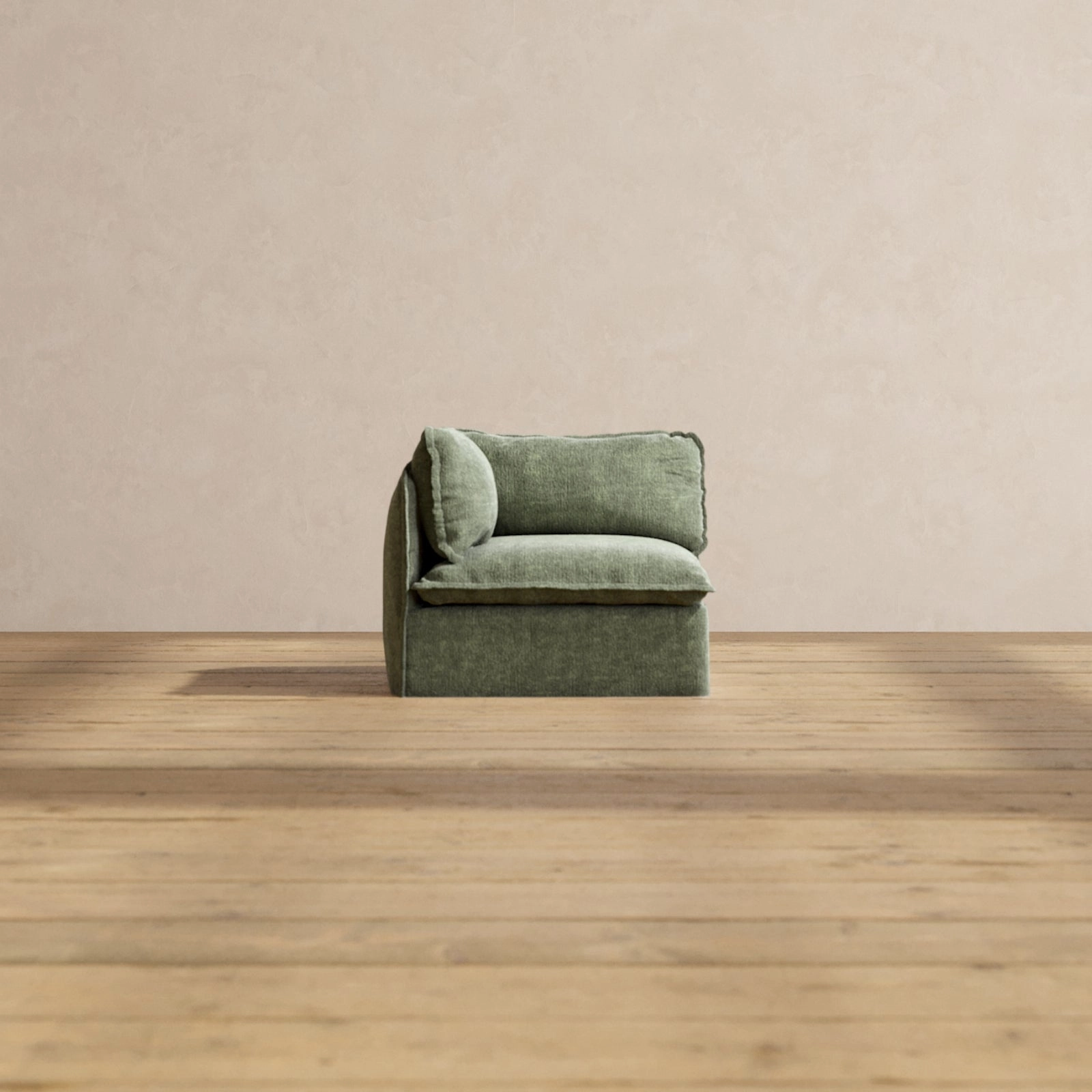 Modular Performance Corner Chair in Willow | Relaxed Blend