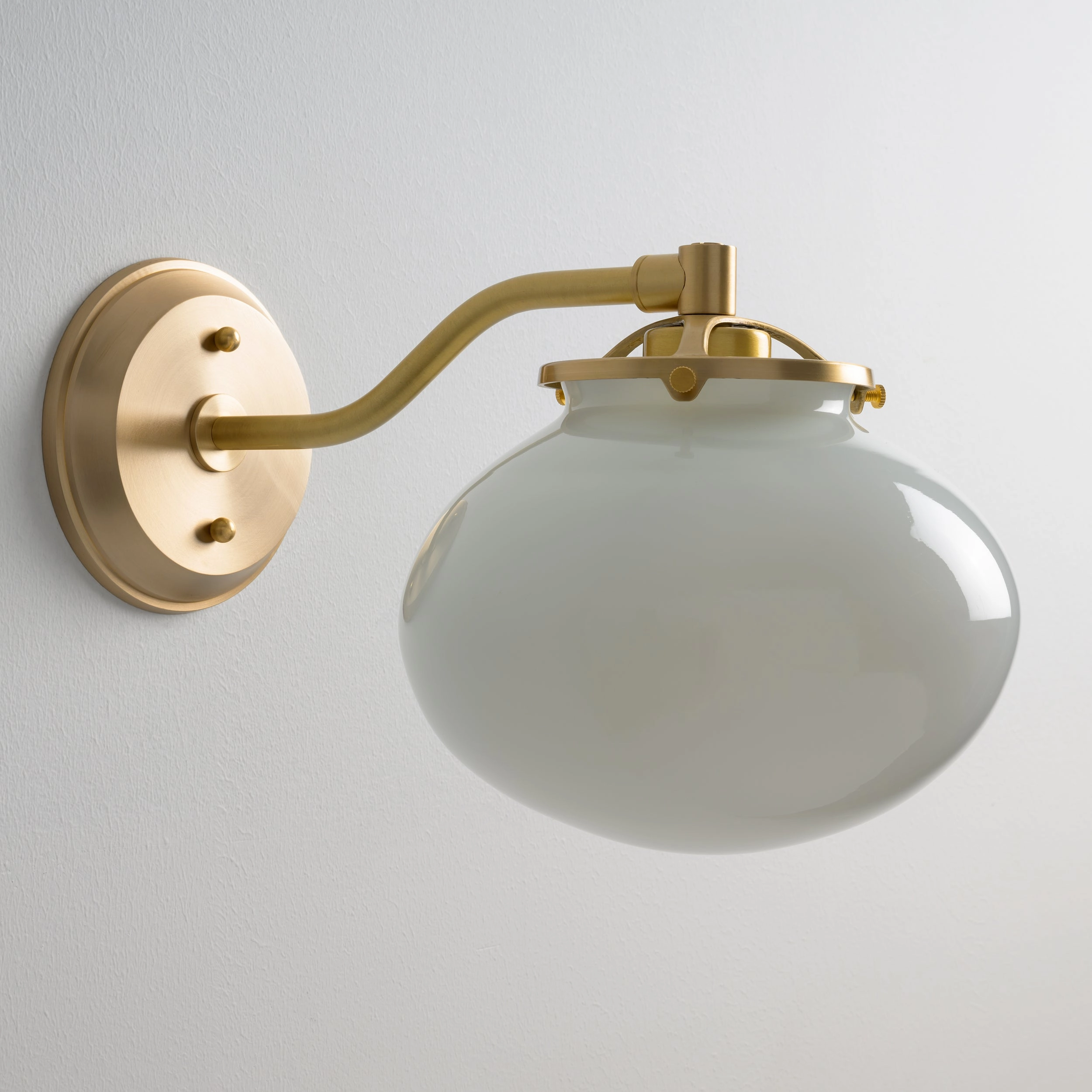 Mulberry (Opal) | Modern Offset Sconce