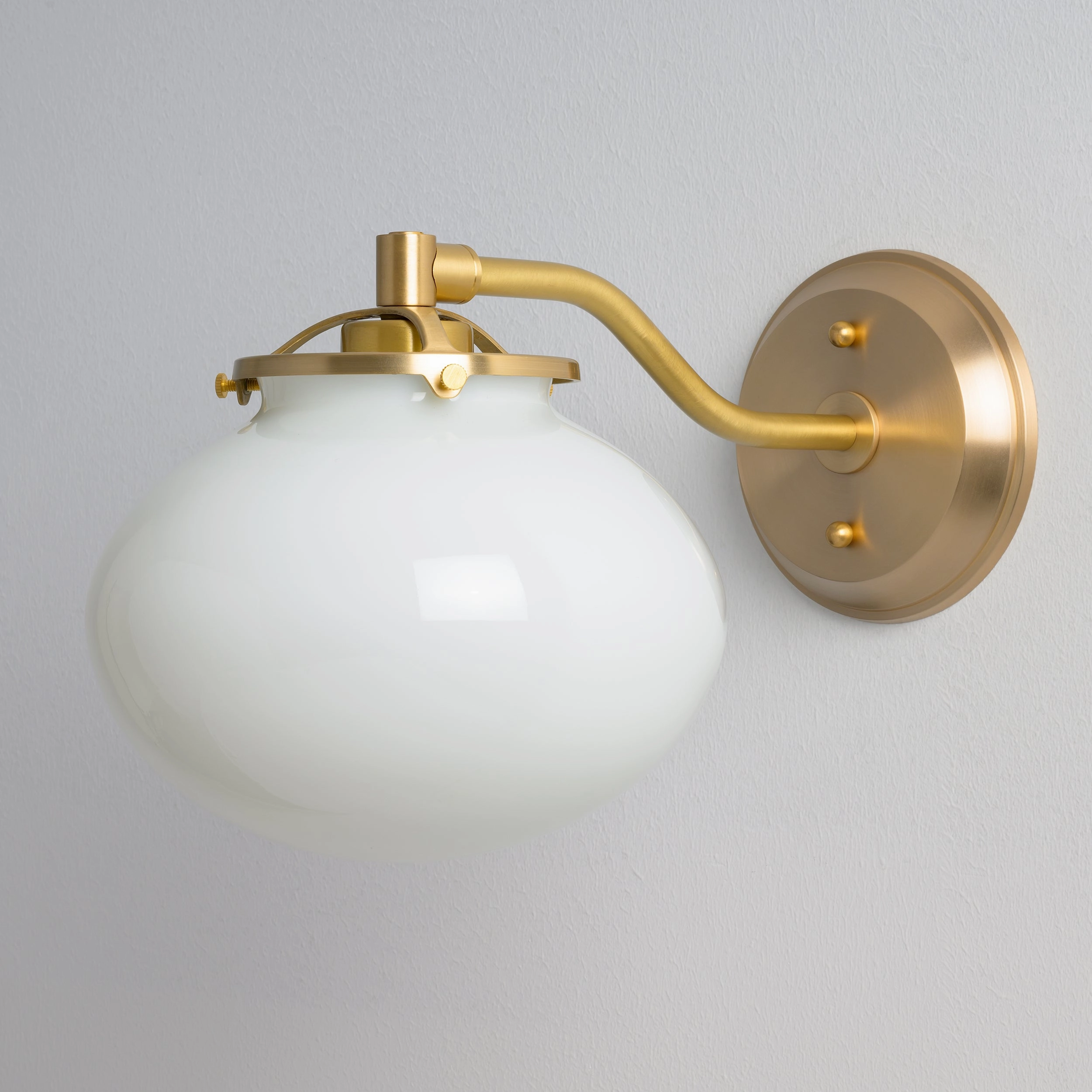 Mulberry (Opal) | Modern Offset Sconce
