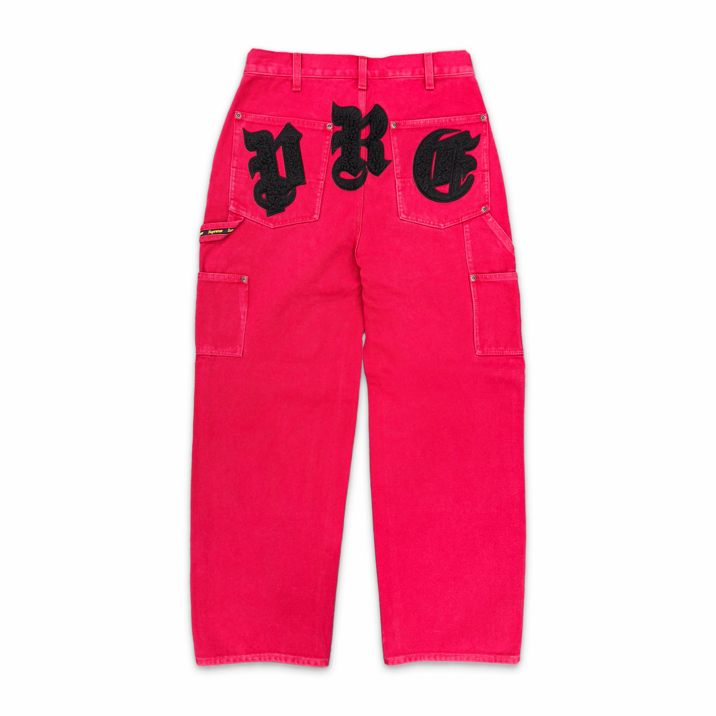 Old English Canvas Double Knee Painter Pant Red