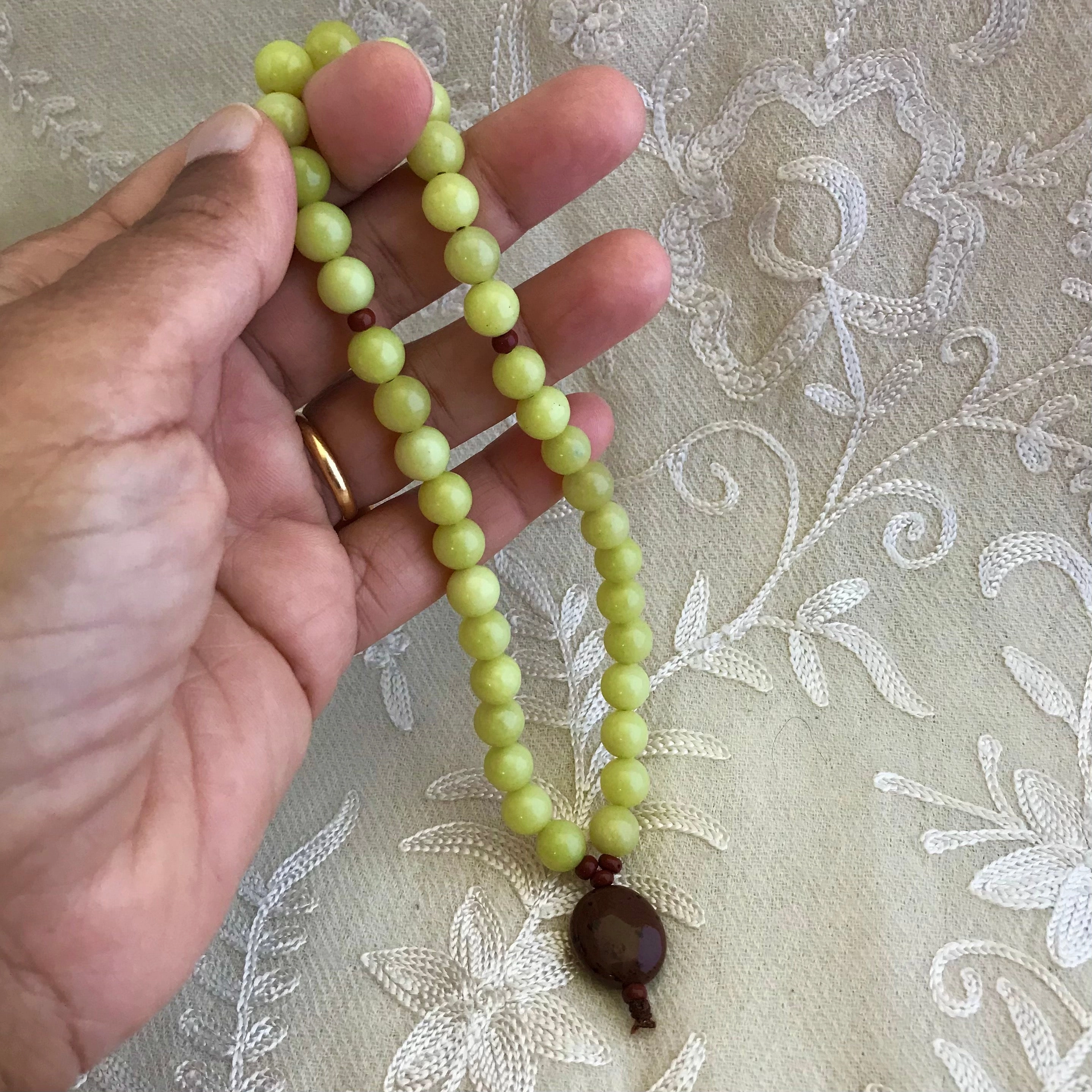 Olive Jade Kriya Mala