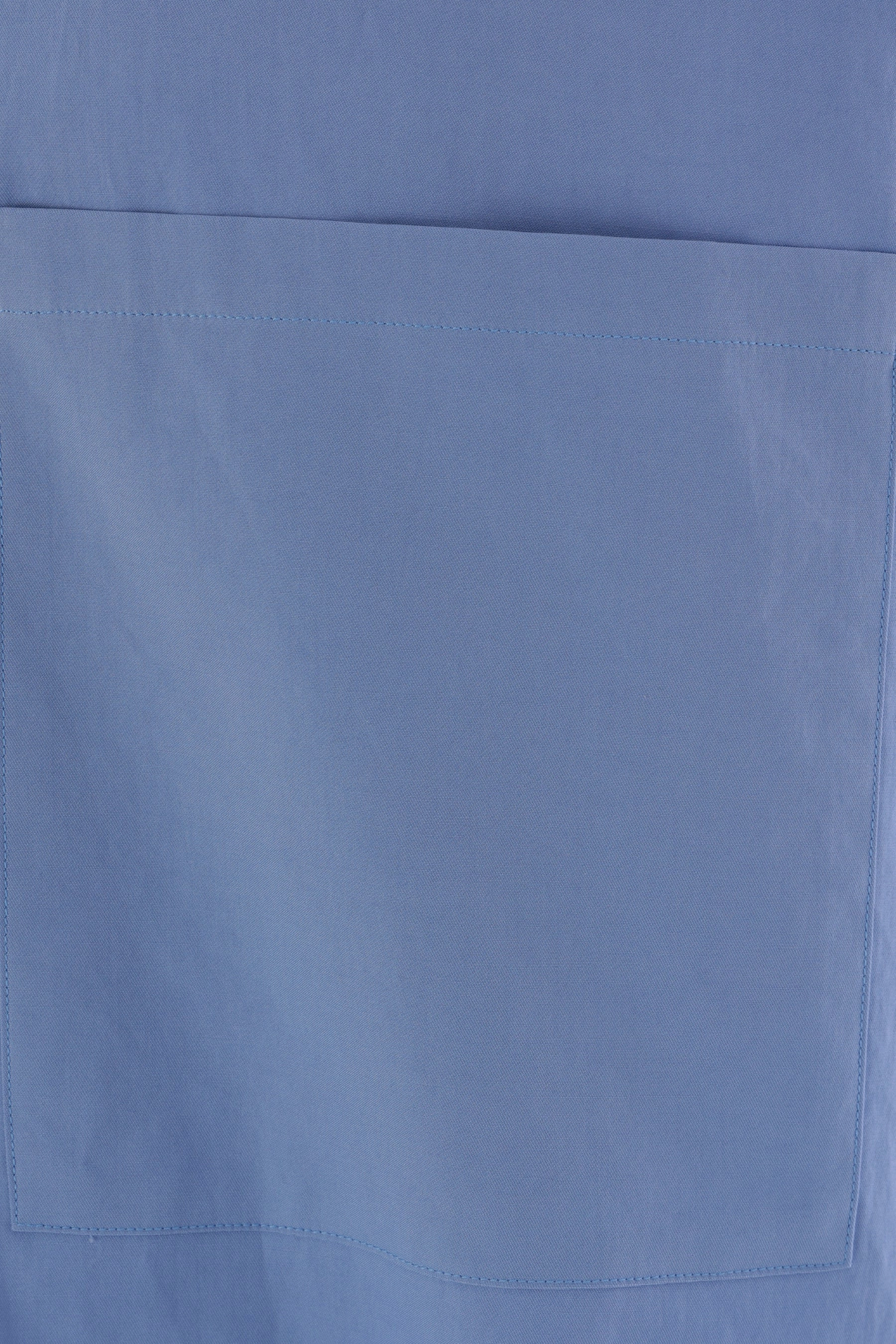 oversized short-sleeve shirt in twill