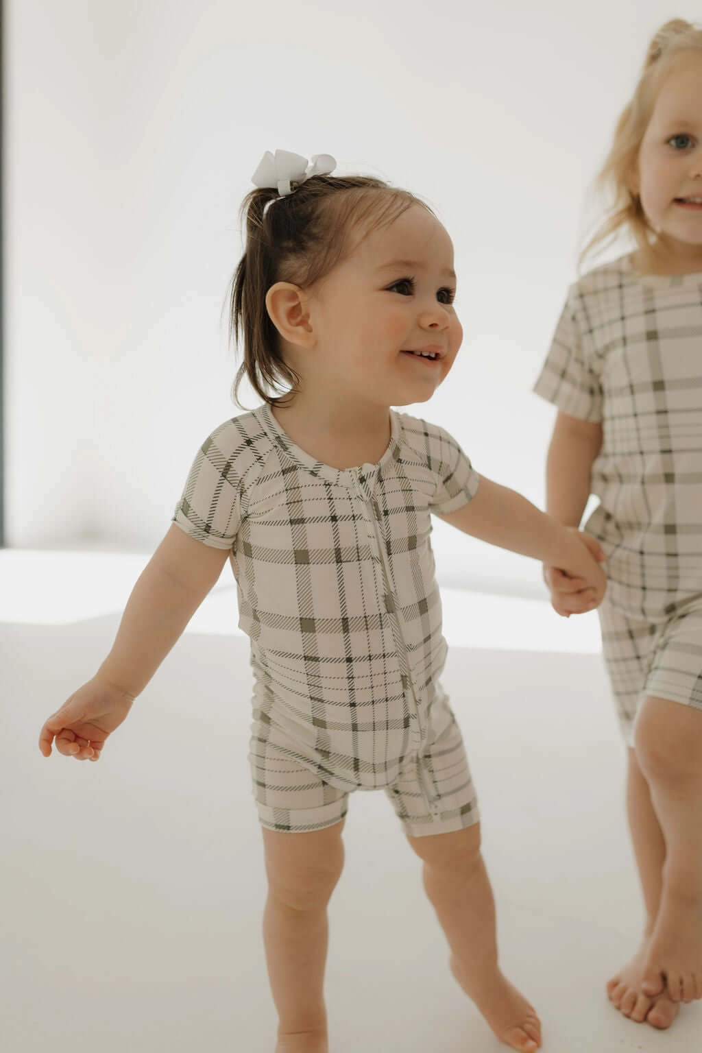 Picnic Plaid | Bamboo Zip Shortie