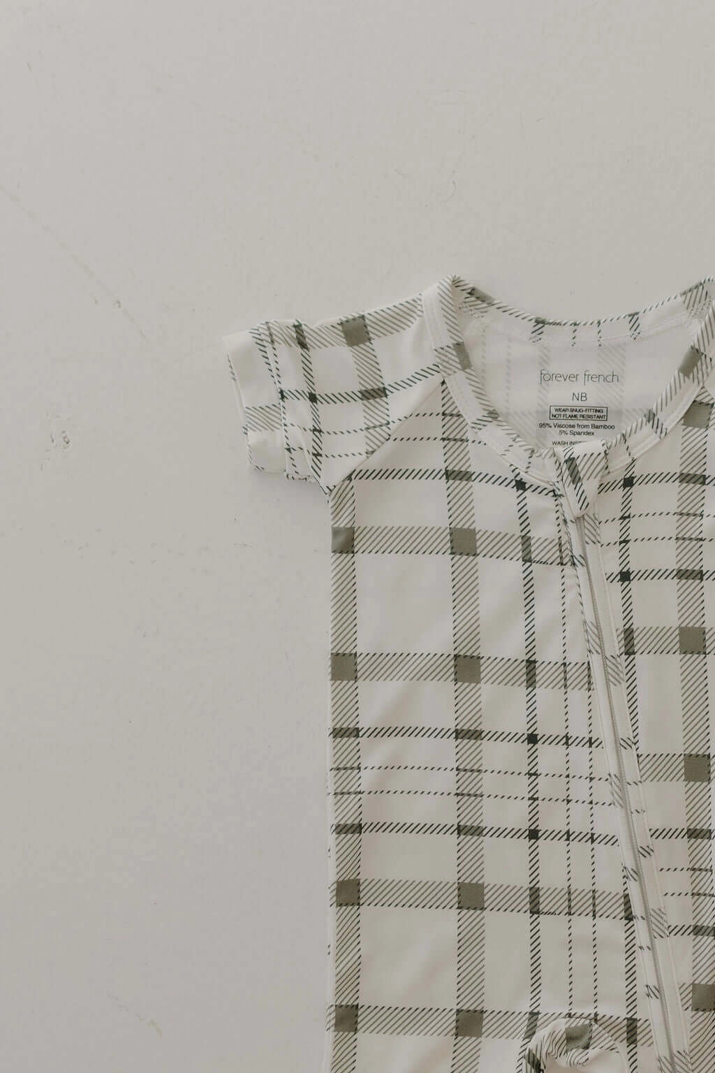 Picnic Plaid | Bamboo Zip Shortie