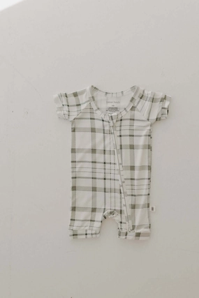 Picnic Plaid | Bamboo Zip Shortie