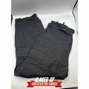 PRE OWNED Supreme Cargo Pants Black