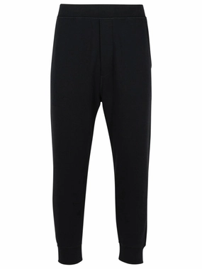 Relaxed' Black Cotton Pants