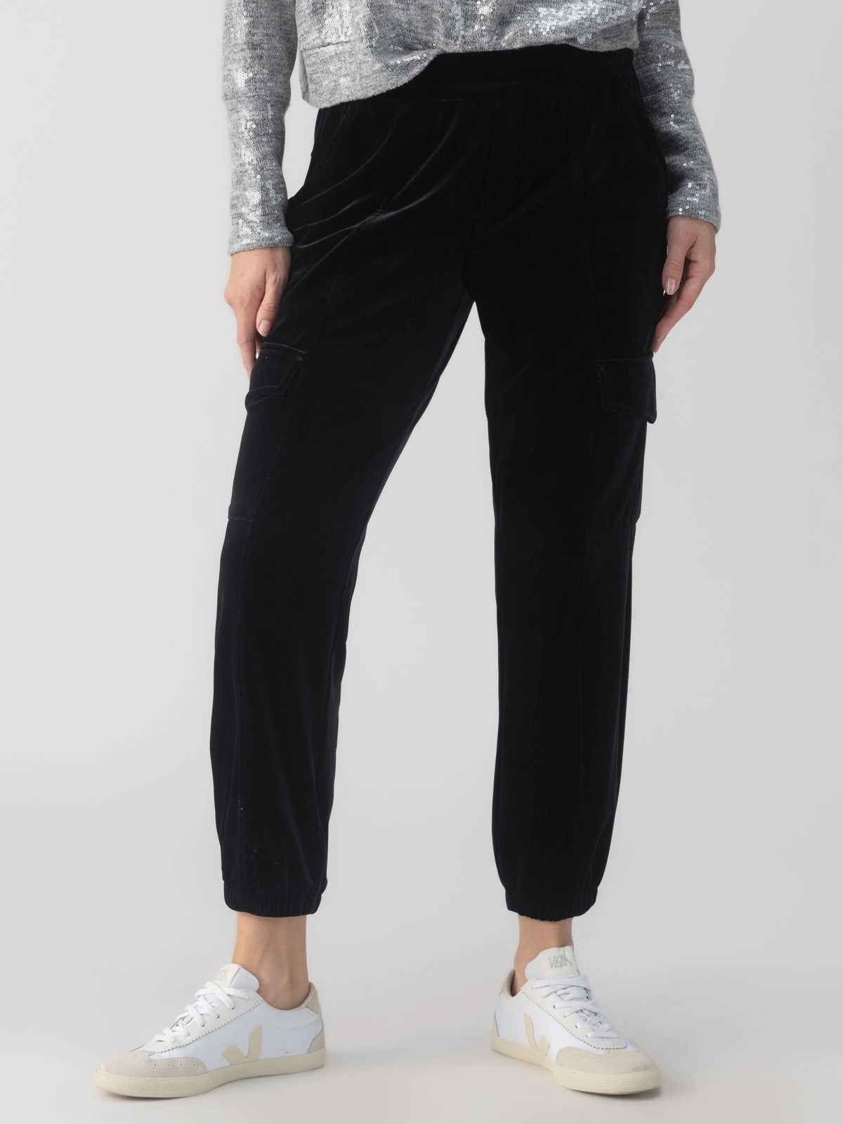Relaxed Velvet Rebel Standard Rise Pant Black